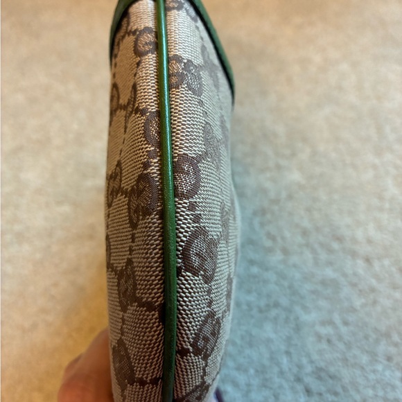 SOLD Perfect Condition: Gucci Reins Beige and Green Women's Bag - Picture 9 of 11